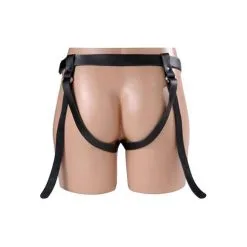 EDC 2-Strap Lederen Strap-On Harnas -Sex Toys winkel 2 Strap Lederen Strap On Harnas 3