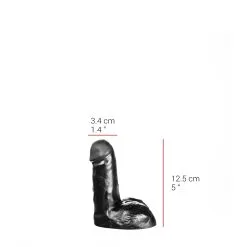 515 Line - Dildo 12,5 Cm - Zwart -Sex Toys winkel 515 line Dildo 125 cm zwart 3