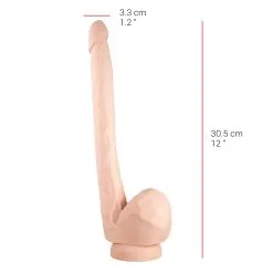 515 Line - Dildo 30.5 X 3.3 Cm Met Zuignap - Lichte Huidskleur -Sex Toys winkel 515 line Dildo 30 5 x 3 3 cm met zuignap lichte huidskleur 3