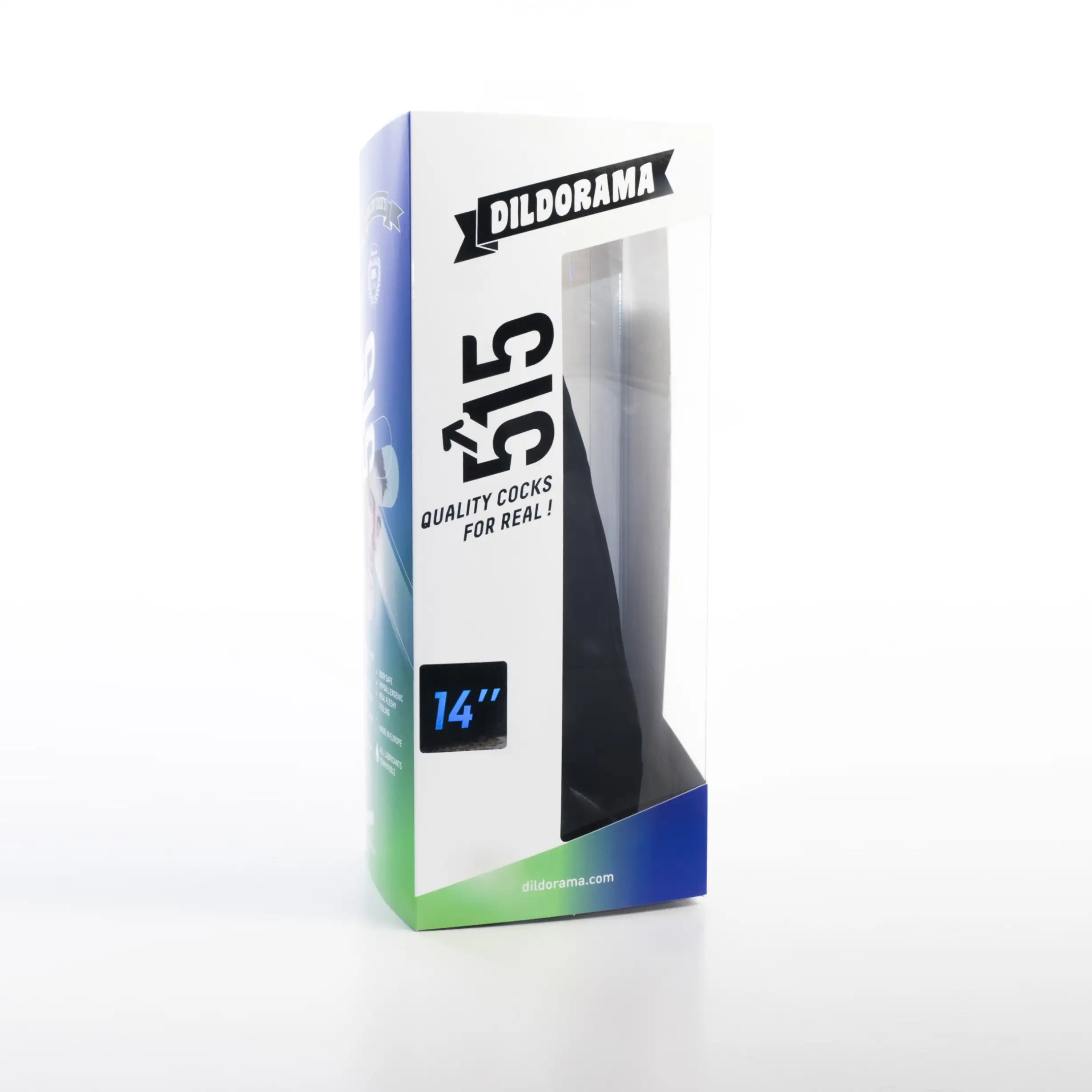 515 Line - Dildo 35.5 X 8.2 Cm Met Zuignap - Zwart 2 515 Line - Dildo 35.5 X 8.2 Cm Met Zuignap - Zwart - Afbeelding 2