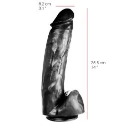 515 Line - Dildo 35.5 X 8.2 Cm Met Zuignap - Zwart 5 515 Line - Dildo 35.5 X 8.2 Cm Met Zuignap - Zwart -Sex Toys winkel 515 line Dildo 35 5 x 8 2 cm met zuignap zwart 3
