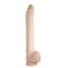 515 Line - Dildo 37 X 4.4 Cm Met Zuignap - Lichte Huidskleur
