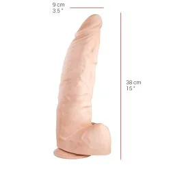 515 Line - Dildo 38 X 9 Cm Met Zuignap - Lichte Huidskleur 5 515 Line - Dildo 38 X 9 Cm Met Zuignap - Lichte Huidskleur -Sex Toys winkel 515 line Dildo 38 x 9 cm met zuignap lichte huidskleur 3