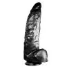 515 Line - Dildo 38 X 9 Cm Met Zuignap - Zwart