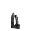 515 Line - Dubbele Dildo 15,5 & 12 Cm - Zwart