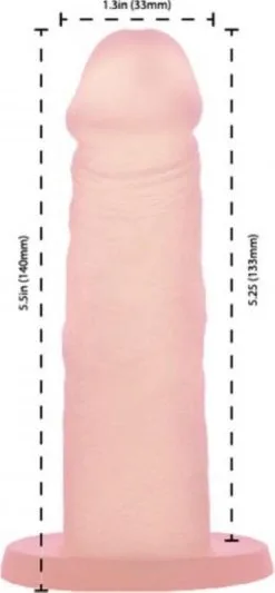 Addiction - Cocktails Siliconen Dildo - Peach Bellini -Sex Toys winkel Addiction Cocktails Siliconen Dildo Peach Bellini 5