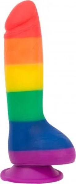 Addiction - Justin Rainbow Siliconen Dildo - 20 Cm