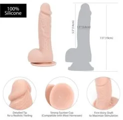 Addiction - Mark Dildo Met Zuignap - 19 Cm -Sex Toys winkel Addiction Mark Dildo Met Zuignap 19 cm 5