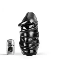 All Black - Anaal Dildo 32 X 16.5 Cm - Zwart