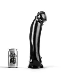 All Black - Anaal Dildo 33 X 7 Cm - Zwart