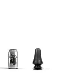 All Black - Buttplug 12 X 7 Cm - Zwart