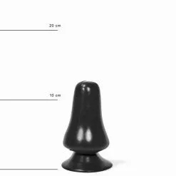 All Black - Buttplug 12 X 7 Cm - Zwart -Sex Toys winkel All Black Buttplug 12 x 7 cm zwart 3