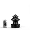 All Black - Buttplug 14.5 X 19 Cm - Zwart