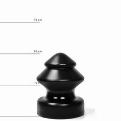 All Black - Buttplug 14.5 X 19 Cm - Zwart -Sex Toys winkel All Black Buttplug 14 5 x 19 cm zwart 4