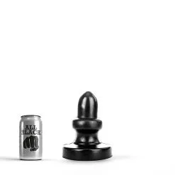 All Black - Buttplug 17 X 8 Cm - Zwart