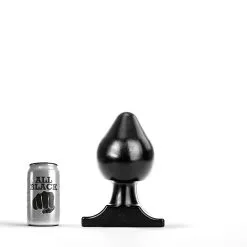 All Black - Buttplug 19 X 11 Cm - Zwart