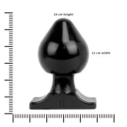 All Black - Buttplug 19 X 11 Cm - Zwart 11 All Black - Buttplug 19 X 11 Cm - Zwart -Sex Toys winkel All Black Buttplug 19 x 11 cm zwart 6