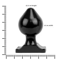 All Black - Buttplug 22,5 X 12 Cm - Zwart -Sex Toys winkel All Black Buttplug 225 x 12 cm zwart 6