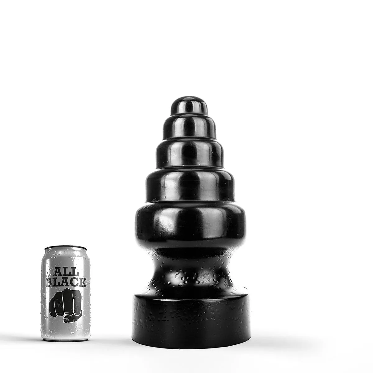 All Black - Buttplug 27 X 13.5 Cm - Zwart 1 All Black - Buttplug 27 X 13.5 Cm - Zwart