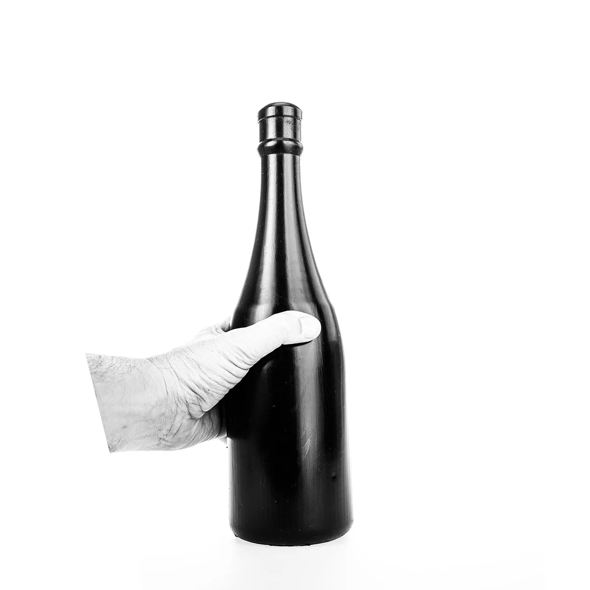 All Black - Buttplug Champagnefles 34.5 X 9 Cm - Medium 2 All Black - Buttplug Champagnefles 34.5 X 9 Cm - Medium - Afbeelding 2