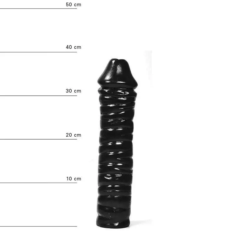 All Black - Extra Grote Zwarte Dildo 38 X 8.5 Cm 6 All Black - Extra Grote Zwarte Dildo 38 X 8.5 Cm - Afbeelding 6