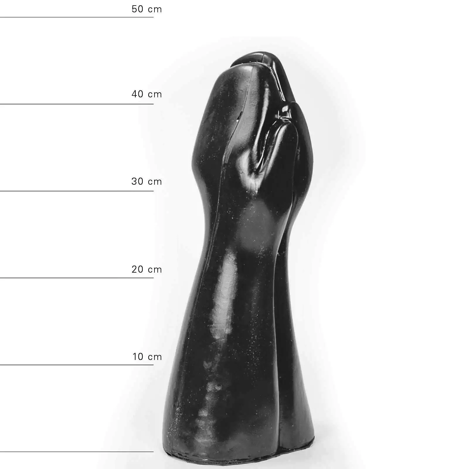 All Black - Fisting Dildo 39 X 16 Cm - Zwart 6 All Black - Fisting Dildo 39 X 16 Cm - Zwart - Afbeelding 6