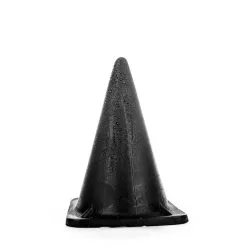 All Black - Prisma Buttplug 30 X 18 Cm - Zwart -Sex Toys winkel All Black Prisma Buttplug 30 x 18 cm zwart 4