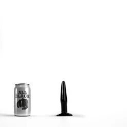 All Black - Smalle Buttplug 12 X 2.5 Cm - Zwart