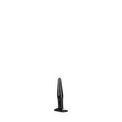 All Black - Smalle Buttplug 12 X 2.5 Cm - Zwart -Sex Toys winkel All Black Smalle Buttplug 12 x 2 5 cm zwart 3