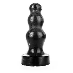 All Black - XXL Buttplug Met Bolletjes 38 X 11.5 Cm - Zwart -Sex Toys winkel All Black XXL Buttplug met bolletjes 38 x 11 5 cm zwart 4