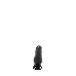 All Black - Zwarte Kromme Anaal Dildo 13 Cm -Sex Toys winkel All Black Zwarte Kromme Anaal Dildo 13 cm 4