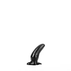 All Black - Zwarte Kromme Anaal Dildo 13 Cm -Sex Toys winkel All Black Zwarte Kromme Anaal Dildo 13 cm 5