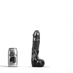 All Black - Zwarte Realistische Dildo 22 Cm