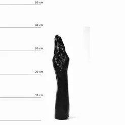 All Black - Zwarte Realistische Fisting Dildo -Sex Toys winkel All Black Zwarte realistische fisting dildo 6