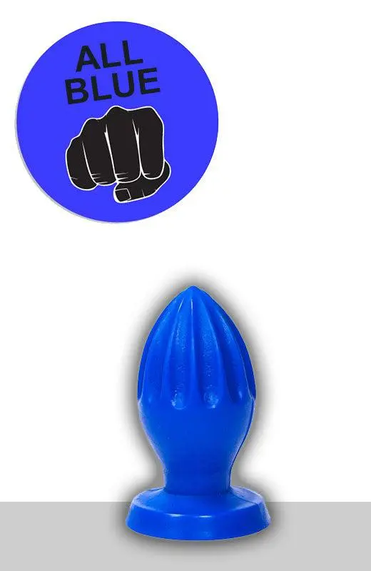 All Black All Blue - Buttplug 12 X 5 Cm - Blauw 4 All Black All Blue - Buttplug 12 X 5 Cm - Blauw - Afbeelding 4