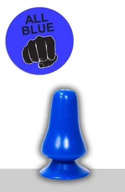 All Black All Blue - Buttplug 12 X 7 Cm - Blauw -Sex Toys winkel All Blue Buttplug 12 x 7 cm blauw 5