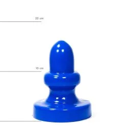 All Black All Blue - Buttplug 17 X 8 Cm - Blauw -Sex Toys winkel All Blue Buttplug 17 x 8 cm blauw 4