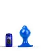 All Black All Blue - Buttplug 18 X 10 Cm - Blauw