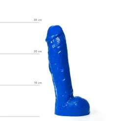 All Black All Blue - Dildo 29 X 5,5 Cm - Blauw -Sex Toys winkel All Blue Dildo 29 x 55 cm blauw 7