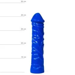 All Black All Blue - Dildo 31 X 6,5 Cm - Blauw -Sex Toys winkel All Blue Dildo 31 x 65 cm blauw 3