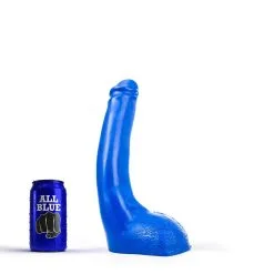 All Black All Blue - Dildo 32 X 5,5 Cm - Blauw