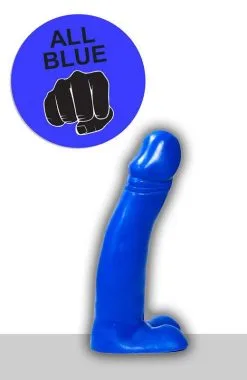 All Black All Blue - Dildo 34 X 5,5 Cm - Blauw -Sex Toys winkel All Blue Dildo 34 x 55 cm blauw 6
