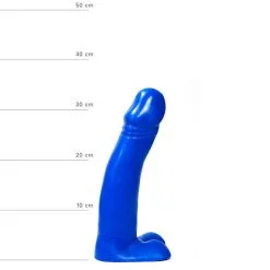 All Black All Blue - Dildo 34 X 5,5 Cm - Blauw -Sex Toys winkel All Blue Dildo 34 x 55 cm blauw 7