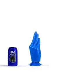 All Black All Blue - Fisting Dildo 21 X 6 Cm - Blauw