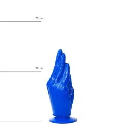 All Black All Blue - Fisting Dildo 21 X 6 Cm - Blauw -Sex Toys winkel All Blue Fisting Dildo 21 x 6 cm blauw 7