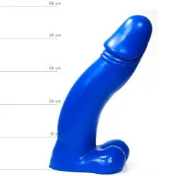 All Black All Blue - XXL Dildo 45 X 9 Cm - Blauw -Sex Toys winkel All Blue XXL Dildo 45 x 9 cm Blauw 6