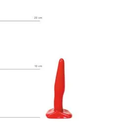 All Black All Red - Buttplug 12 X 2,5 Cm - Rood -Sex Toys winkel All Red Buttplug 12 x 25 cm rood 6
