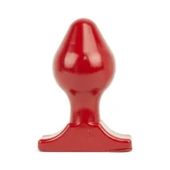 All Black All Red - Buttplug 16 X 8 Cm - Rood -Sex Toys winkel All Red Buttplug 16 x 8 cm rood 7