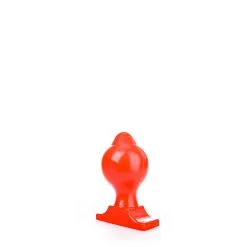 All Black All Red - Buttplug 18 X 10 Cm - Rood -Sex Toys winkel All Red Buttplug 18 x 10 cm rood 3