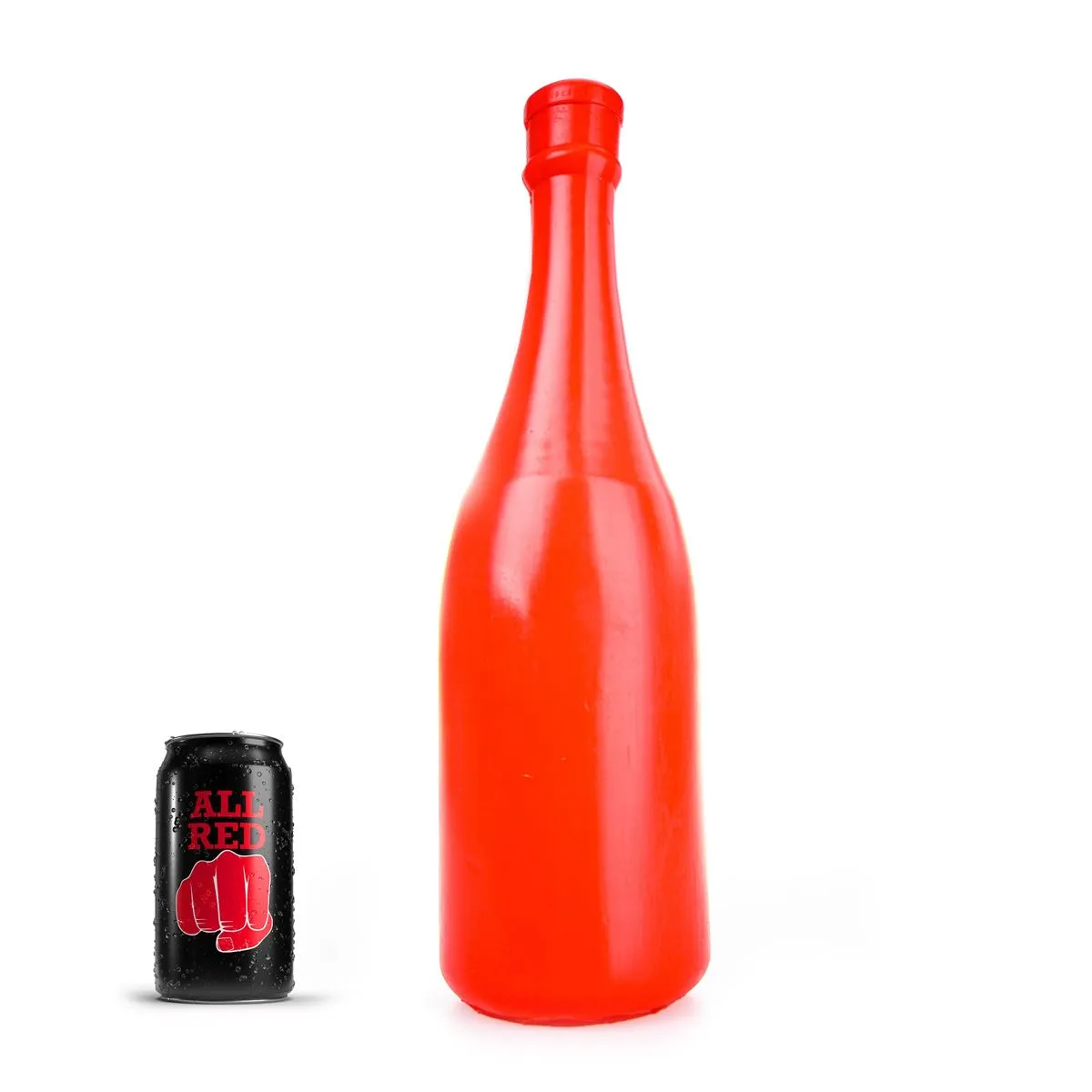 All Black All Red - Buttplug Champagnefles 39.5 X 10.5 Cm - Groot 1 All Black All Red - Buttplug Champagnefles 39.5 X 10.5 Cm - Groot